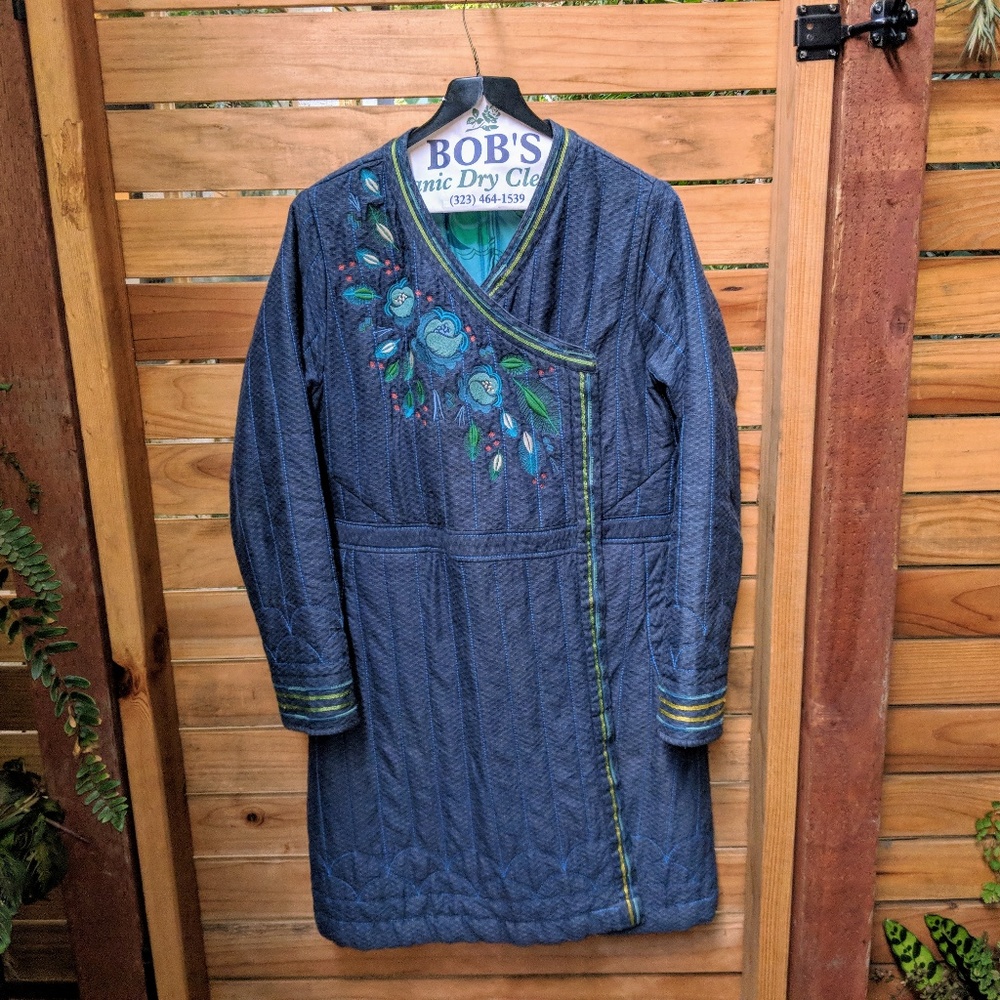 Gurun Sjoden M quilted coat. Cotton and viscose